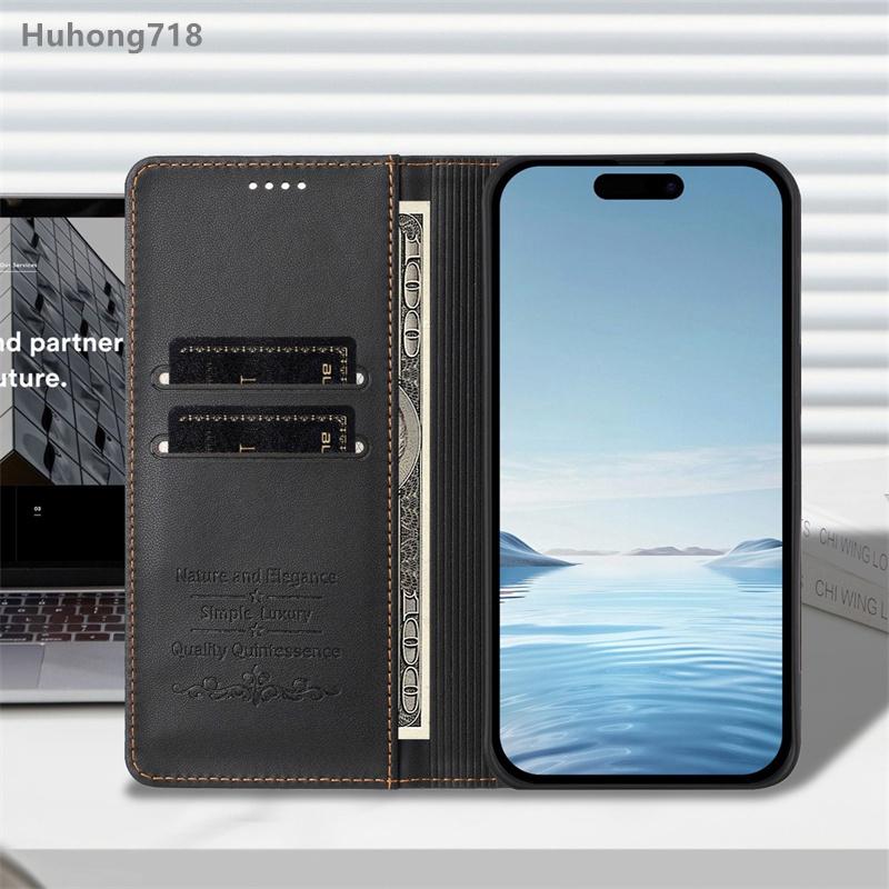 Magnetyczne etui z klapką do Tecno Pova 2 3 4 5 6 Neo Pro 4G 5G z uchwytem na karty i podstawką Ochronne etui
