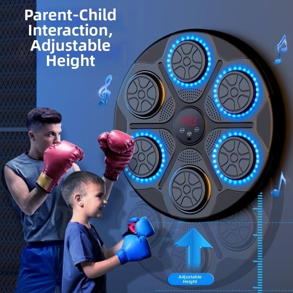 Bluetooth Connection Smart Music Boxing Machine Wall Mounted Boxing Electronic Target  Friend Party