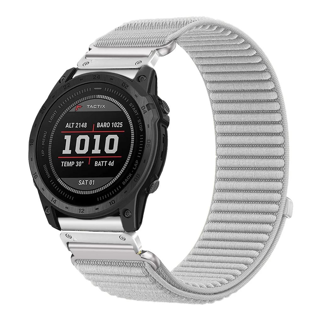 22mm 26mm Nylon Loop Band For Garmin Fenix E 8 47MM 51mm 7X 7 6X 6 Pro 5X 5 Plus Band Quickfit Smartwatch Accessories Correa