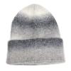 2024 100% Wool Fashionable Plush Gradient Winter Warm Comfortable Fashion Colorful Gradient Knitted Custom Designed Hat Beanie