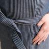 Denim striped apron