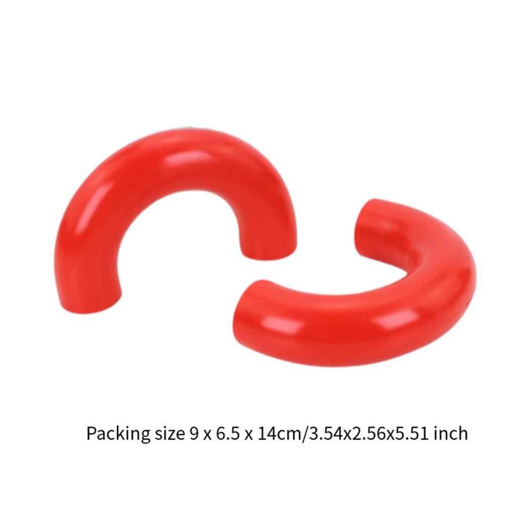 2 stück Tow Haken Abdeckungen Tow Haken Hülse für Ford F150 2004-2024 Rot