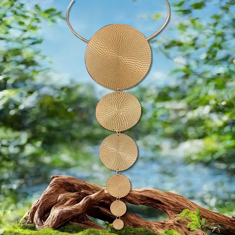 Элегантное ретро Y-образное ожерелье: Роскошный, Уникальный Дизайн для Шикарного Отпускного Стиля золотой