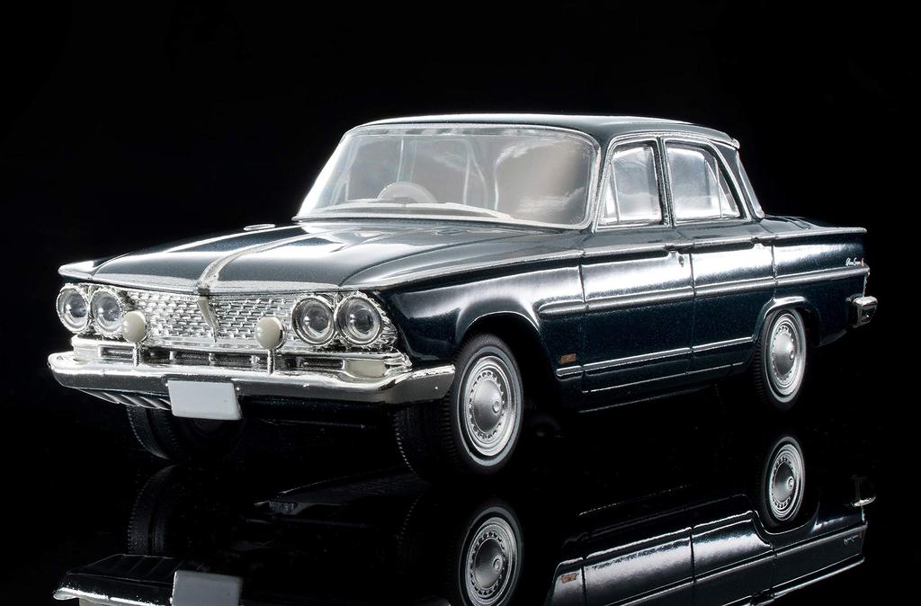Tomytec Tomica Limited Vintage scale Nissan Prince Gloria Super 6 Navy Blue 1966 Model 312291 1/64 TLV-174c (Finished Model)