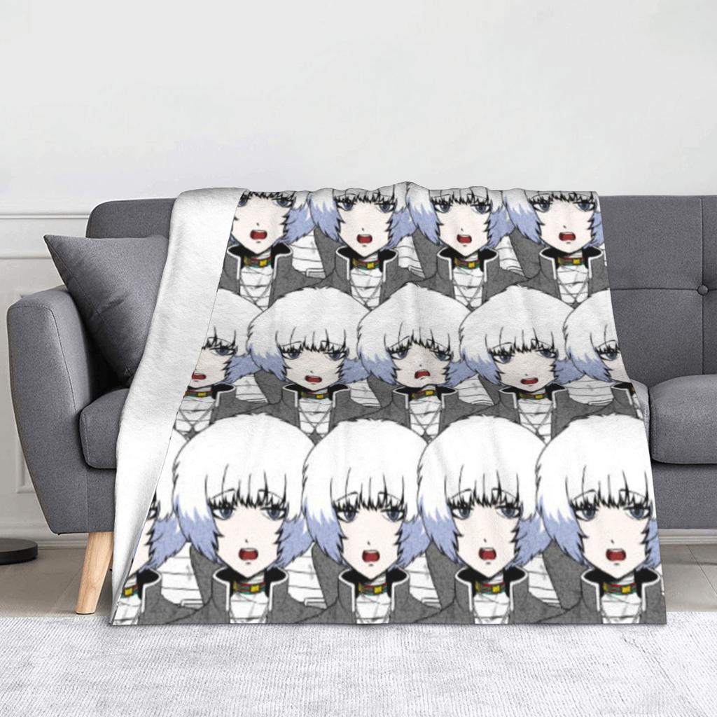 Shin Tsukimi Sou Hiyori Yaoi Blankets Autumn/Winter Your Turn To Die Game Multi-function Warm Throw Blanket for Sofa Thin Quilt