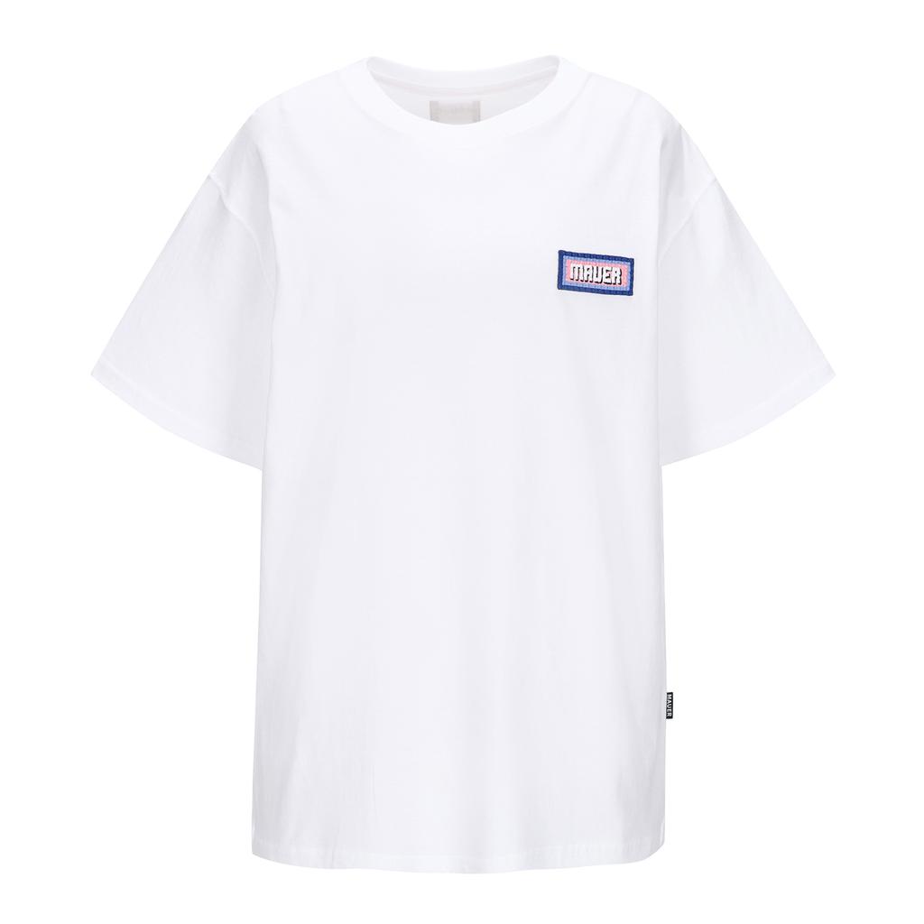 Maueo Mauer Embroided T-Shirt 01_Wh