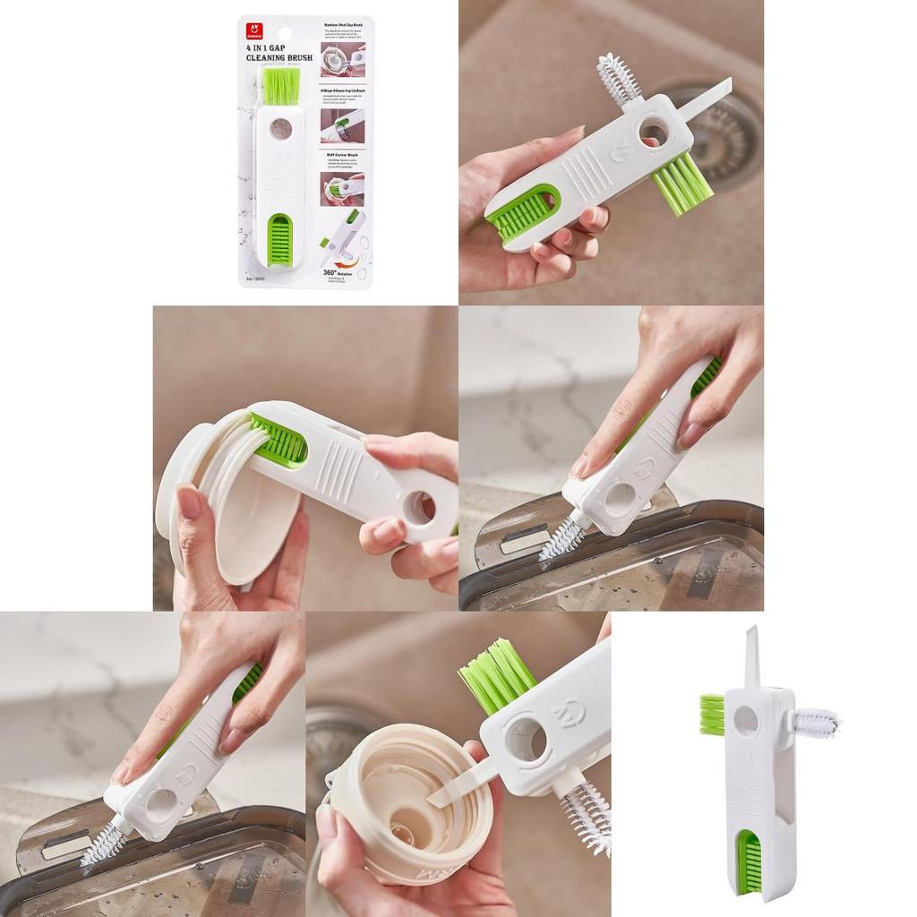 Compact Cup Cleaning Brush Kit For Bottles Mugs And Thermos With Durable Design