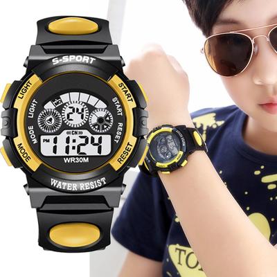 Relojes para niños, reloj de pulsera deportivo Digital para niños, niñas, correa de silicona, resistente al agua, reloj Simple de esfera grande a la moda