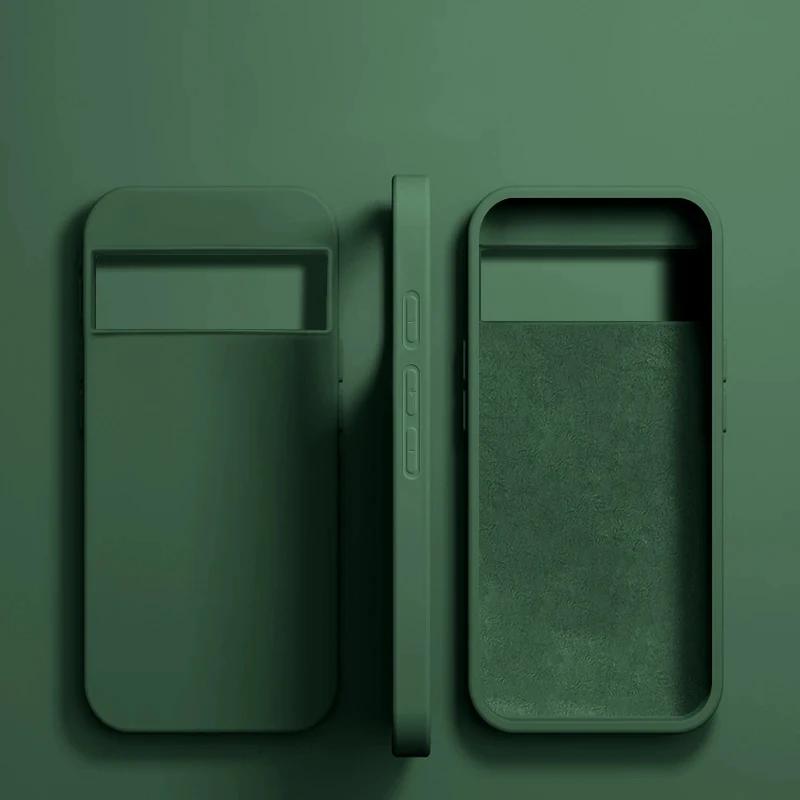 

Liquid Silicone Phone Case For Google Pixel 8 7 Pro 7A 6A Cases For Google Pixel 7 6 8 Pro Shockproof Cover Accessories For Pixel 8