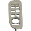 For 2002-2010 Dodge Ram 1500 2500 3500 Door Window Switch Bezel Panel Cover Gray