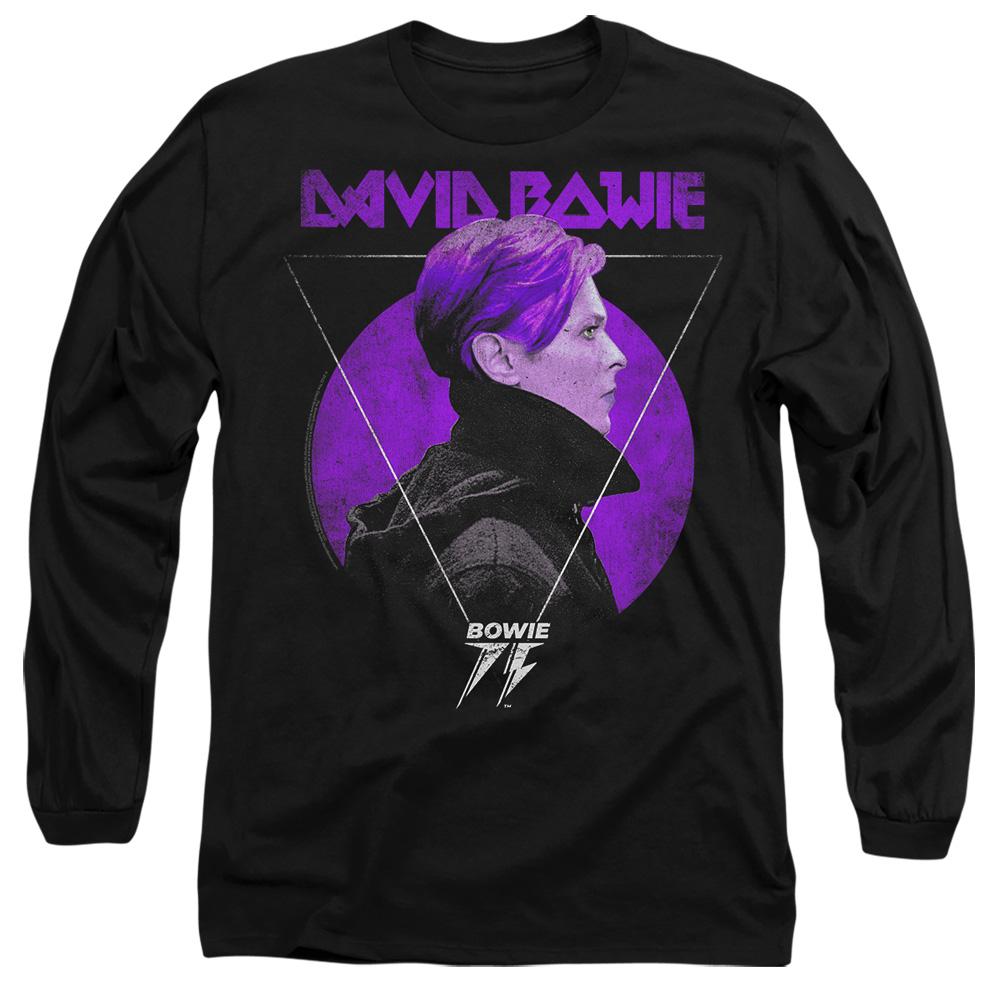 David Bowie Unisex Adult 75 Side Profile Logo T-Shirt
