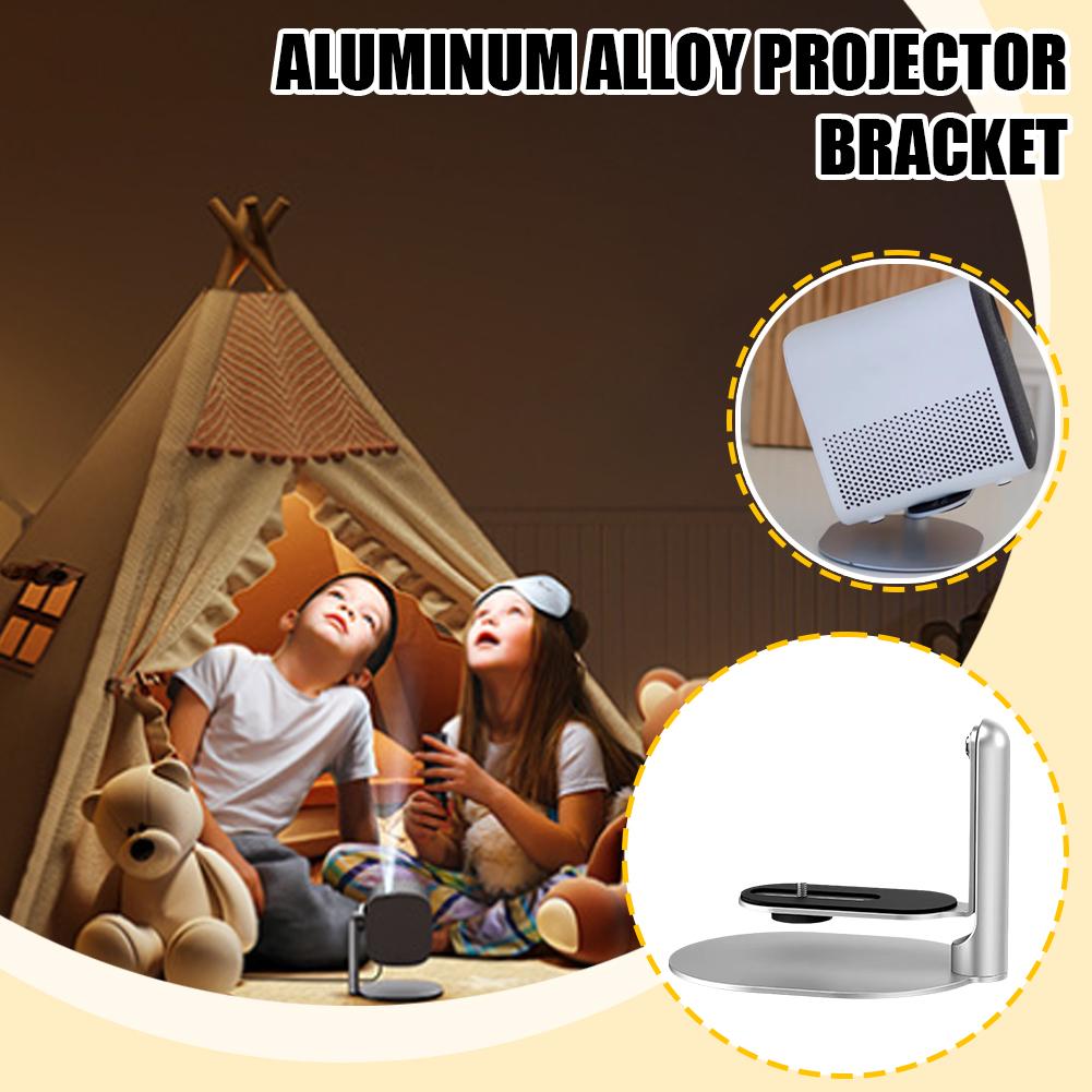 360-Angle Projector Desktop Stand Indoor Outdoor For Mini Projector Display Bracket Aluminum Al K7P9