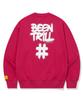 BEENTRILL Spray Hashtag Sweatshirt (Pink)