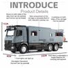 1:18 Maßstab Offroad Wohnmobil Modellauto Spielzeug Ton Licht Türen Öffnen Legierungskörper Klappbarer Rückspiegel Modelle Spielzeug Hobby Ornamente