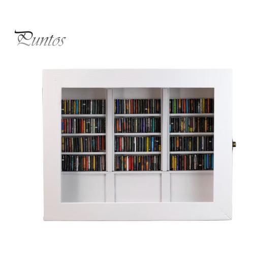 

Избавьтесь от беспокойства, книжная полка, фигурка, деревянный миниатюрный книжный уголок, украшение, мини-карманный книжный шкаф, вставка для книжной полки, украшение, подарок любителям книг белый