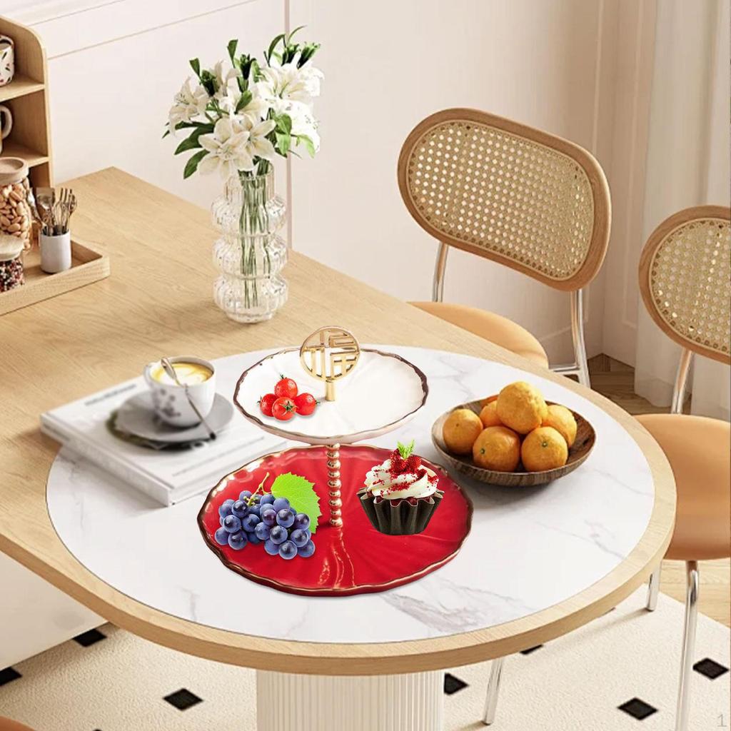 Layered Cake Stand Cupcake Holder Light Luxury Display Candy Plate Dessert Tiered Serving Tray