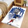 Star Player Kylian Mbappé Floor Mat Design for Living Rooms Bedrooms Decorate Room Balcony Anti-slip Rug Office Home Decor