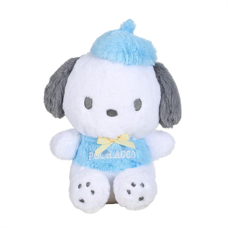 Cartoon Pochacco Dog Toys Fresh Anime Figure Soft Stuffed Plush Doll Throw Pillow Children Birthday Christmas Gifts