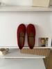 French retro word with round head Mary Jane shoes are versatile and not tired feet, evening wind ballet single shoes women