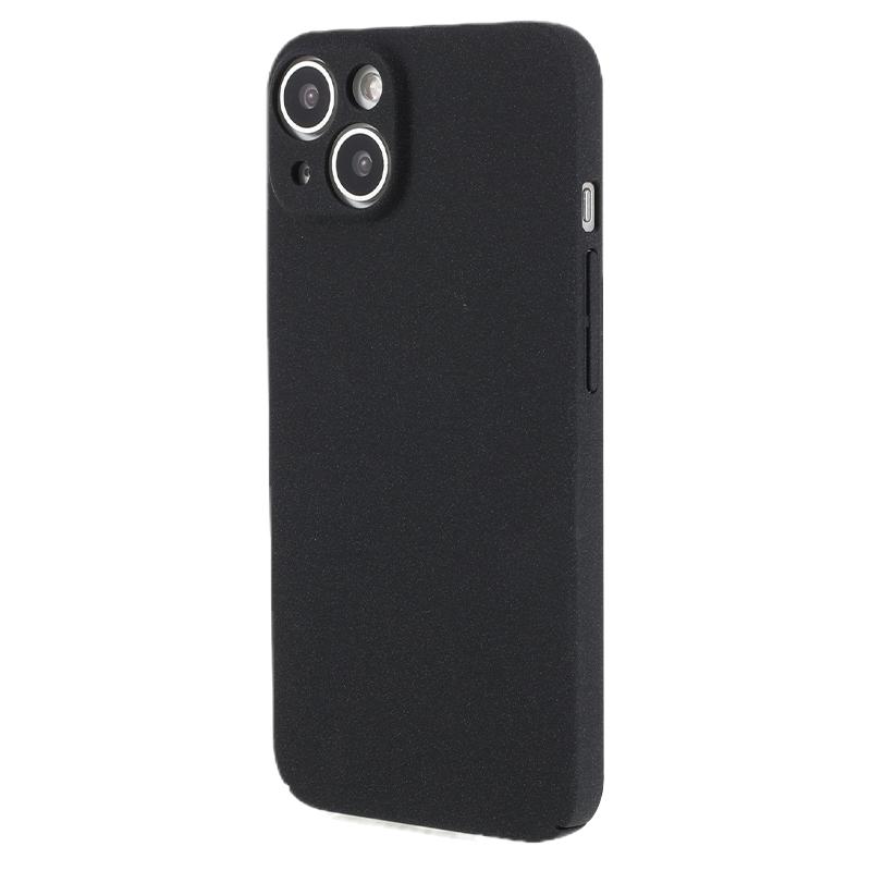 

For iPhone 13 mini 5.4 inch Hard PC Shockproof Phone Case Camera Protection Matte Phone Cover Black
