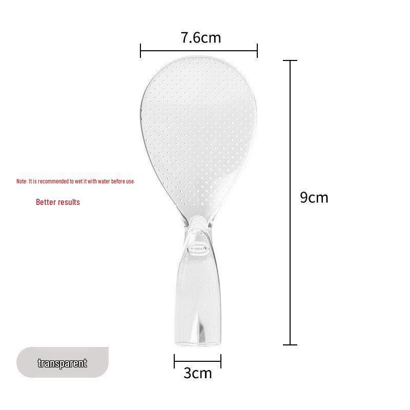 Heat-Resistant Non-Stick Stand-Up Rice Spoon for Kitchen Use