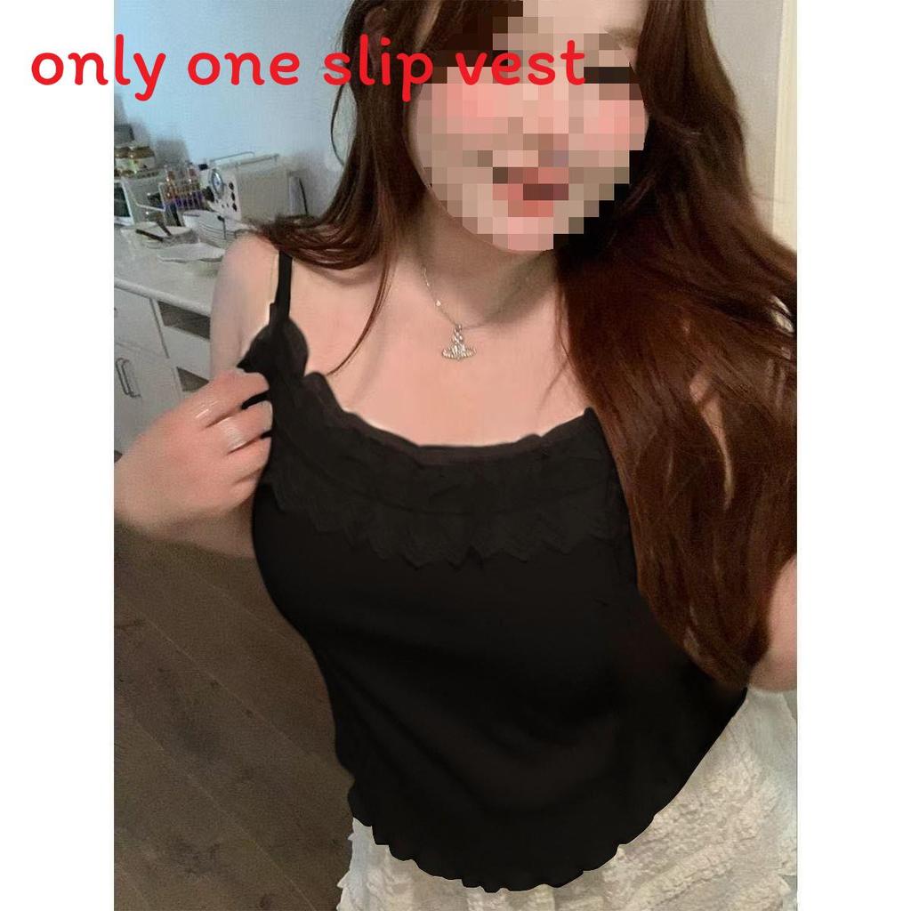 Cotton Lace Camisole Top With 3d Embroidery For Women Spring Summer Casual Wear