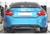 4X 66-93mm Real Carbon Fiber Exhaust Tip Pipe For BMW M2 F87 M3 M4 M5 F10 M6