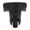 1 Pair Luggage Swivel Casters Plastic Mute Suitcase Swivel Wheel Repalcement Black A65