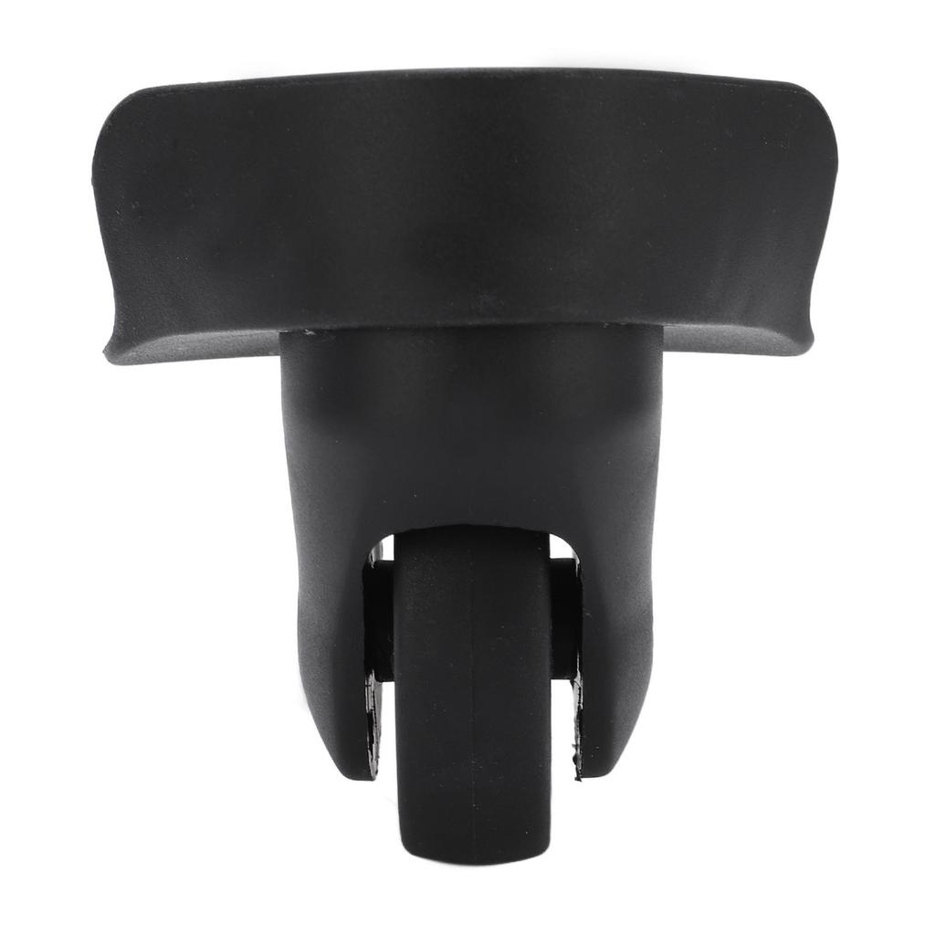 1 Pair Luggage Swivel Casters Plastic Mute Suitcase Swivel Wheel Repalcement Black A65
