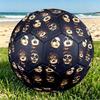 Rock and Roll Print Size 5 Soccer Ball, PU Wear Resistant Football for Match Training and Daily Practice, Birthday Gift for Soccer Fans