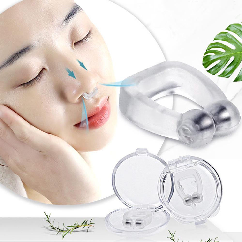 1Pcs Magnetic Silicone Nose Clip For Men Anti-Snoring Professional Comfortable Stop Snore Mini