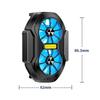 1Pc Game Cooling Backclip Fs01 Dual Fan Rechargeable Mobile Phone Cooler Long Lasting And Stronger Air Cooling