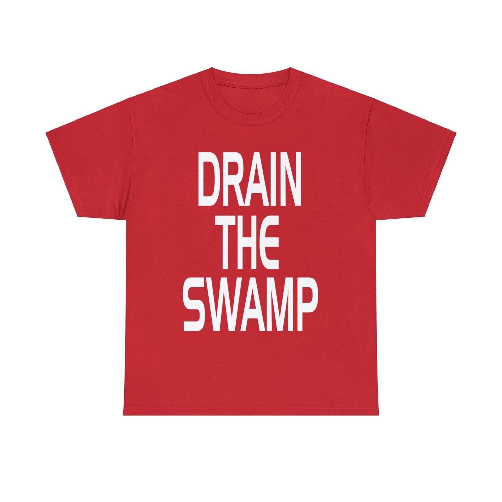 Drain The Swamp Unisex Heavy Cotton Tee S
