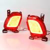 1 Pair reflector LED Rear Bumper Light Fog Lamp Brake Light Turn Signal For Toyota Highlander 2015 2016 2017 2018