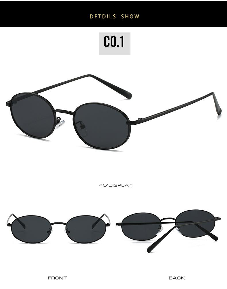 2025 Unisex Japanese-Style Metal Round Sunglasses: Retro Trendy Small Frame for Women