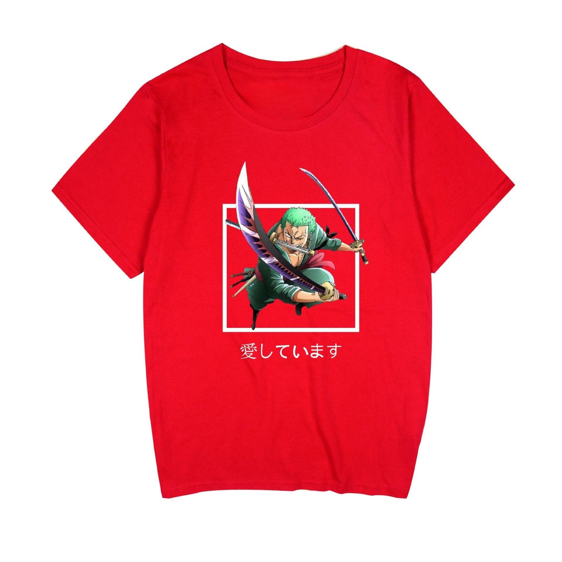 

Summer New Arrival One Piece Print Cotton TShirt Fashion Unisex Short Sleeve S