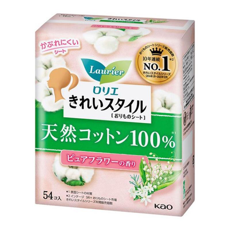 

Kao Lorie Kirei Style Natural Cotton Pure Flower Fragrance 54 Pieces