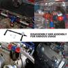 AN6 Dual Feed Fuel Line Kits Practical With Pressure Gauge 4150 Carburetor For Automobile Vehicle Truck Attachments H6T0