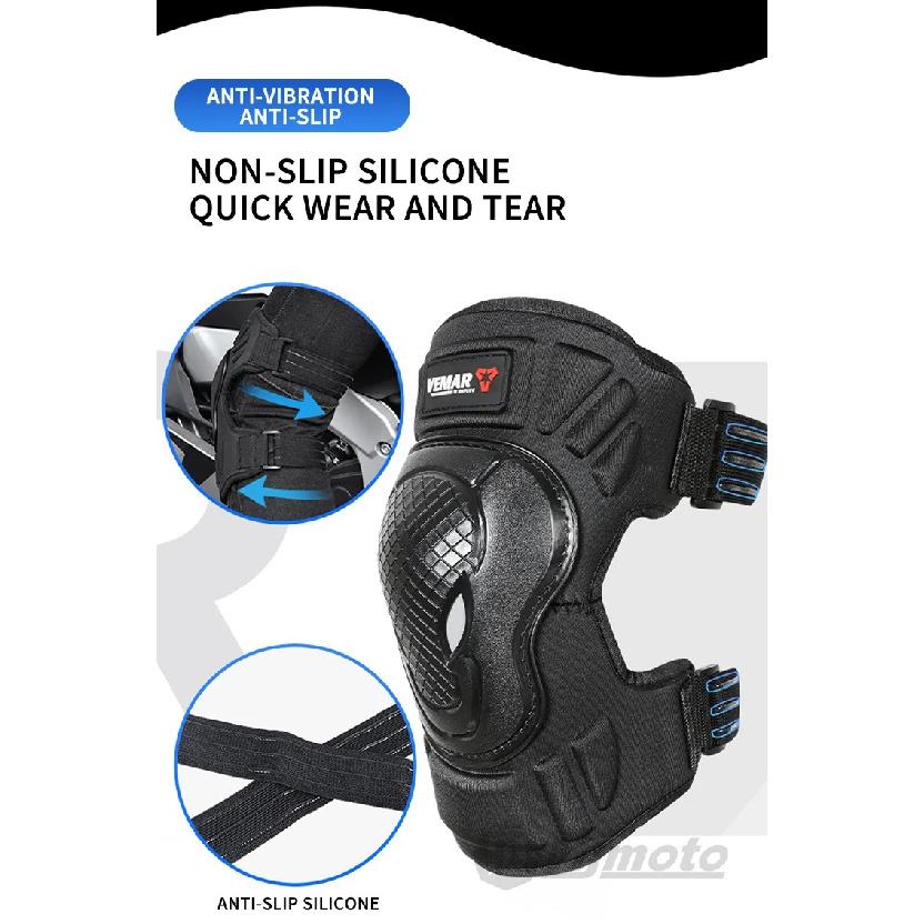 VEMAR Motocross Knee Pads Professional Anti-fall Knee Pads Cache Protection From Harm Breathable Cycling Riding Leg Guard Moto