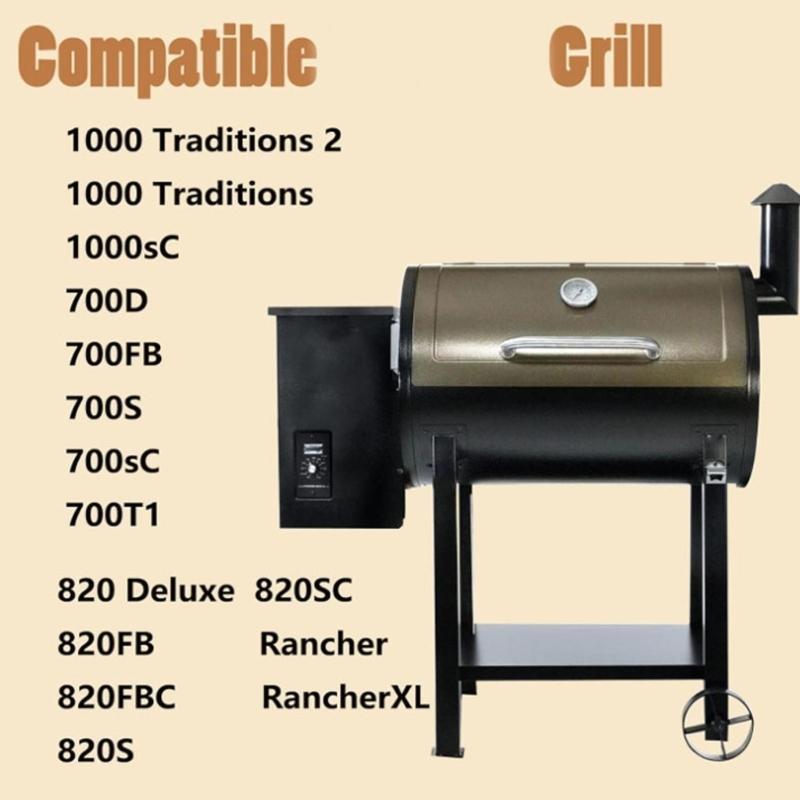  Additional SUS304 Barbecue Temperature Transducer Consistent Pellet Smokers Includes Mounting Hardware