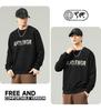 Men's Casual Round Neck Long Sleeve Pullover Hoodie for Spring, Autumn, and Winter