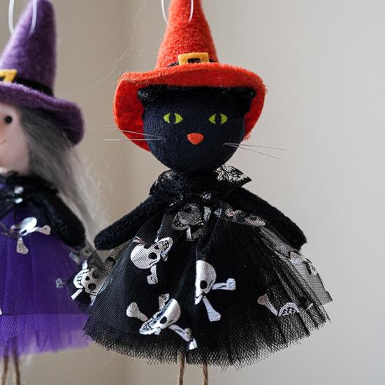 Halloween Ghost Pendant Hanging Ornament Easy to Install Funny Spooky Witch Pendant Festival Party Decoration