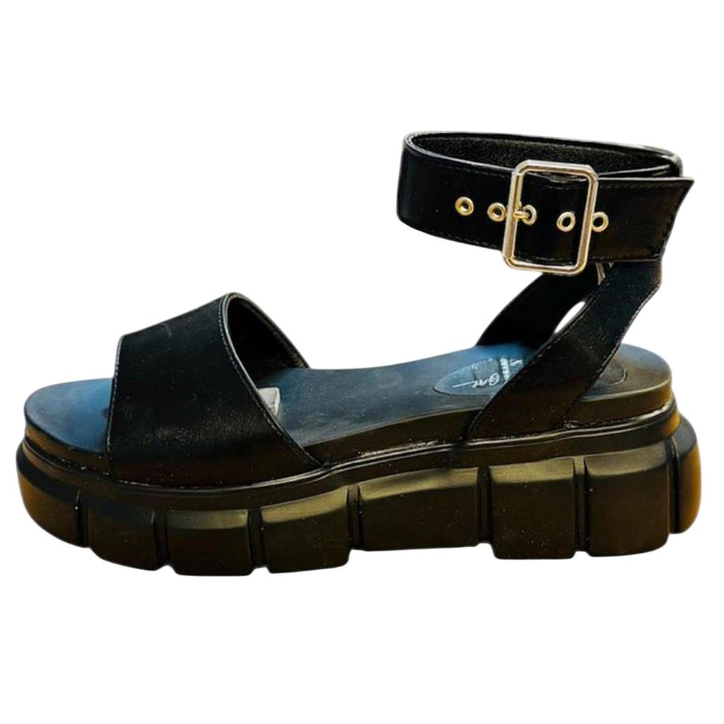 Where's That From Womens/Ladies Chunky Buckle Sandals