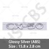 CX30 CX50 CX60 CX90 Letter Logo Rear Trunk Emblem Badge Styling Body Tailgate Sticker