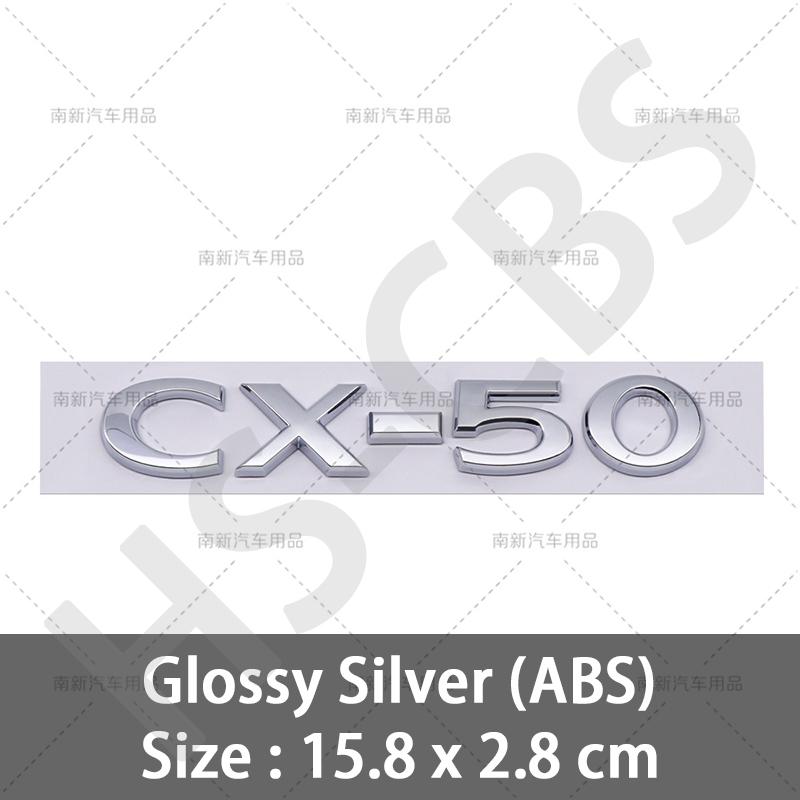 CX30 CX50 CX60 CX90 Letter Logo Rear Trunk Emblem Badge Styling Body Tailgate Sticker