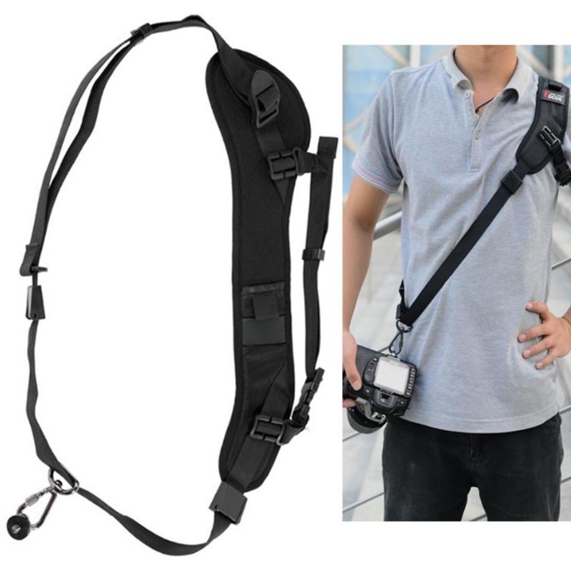 Quick Release Camera Strap with One Touch Detach for Fast Shoulder to Waist Switches Universal for Camera Models