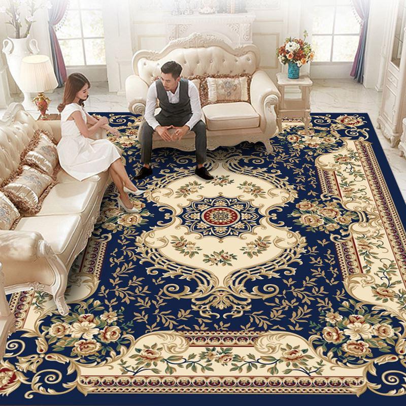 European Style Short Pile Carpets for Living Room Decortion Rugs for Bedroom Decor Carpet Home Washable Rug Floor Mats for Home