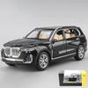 1/32 BMW X7 Off Road SUV Alloy Metal Diecast Model Car Home Trendy Toy Decorations Micro Vehicles Pull Back with Light Birthday