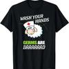 Damen Schulkrankenschwester Schaf Wasche Deine Hände Keime Sind Böse T-Shirt