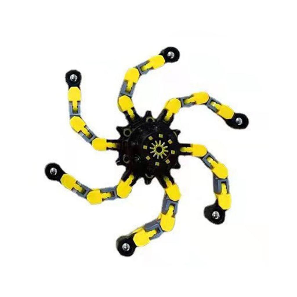 Deformable Robot Decompression Fingertip Toy DIY Deformable Robot Funny Sensory Fidget Toys for Kids Adults Anxiety Stress Relief Toy